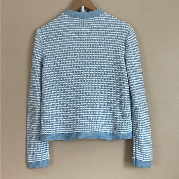 TORY BURCH Kendra Knitted Cotton Blend Cardigan - Picture 12 of 14